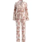 Dagi Pyjamas mørkebeige / offwhite