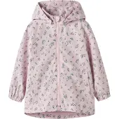 Name It Mini Overgangsjakke 'NMFMaxi' jade / blomme / violetblå / sort