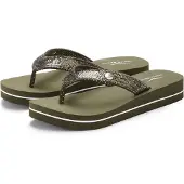 Venice beach Klipklappere oliven / hvid
