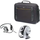 Case Logic Attache 15,4, webcam og headset