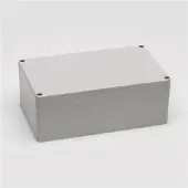 Bernstein monteringskasse i ABS-plast. Med patenteret snap-lukke lågskruer i rustfrit stål. PUR-pakning. IP65.