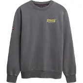 Superdry Superdrytil mænd. M2014289A Heritage Tab Loose Crew Sweatshirt blågrå (XXL), Casual, Bomuld