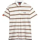 Superdry Lightweight Stripe Kortærmet Polo