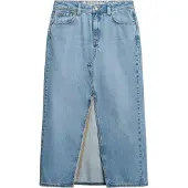 Superdry Denim Split Lang Nederdel