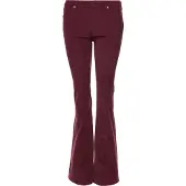 Superdry Superdrytil kvinder. W7010445A Rødbrune skinny jeans i fløjl med mellemhøjde og udsatte ben (26/33), Casual, Bomuld