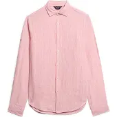 Superdry Studios Casual Linen Skjorte Med Lange ærmer