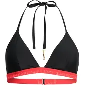 Superdry Superdrytil kvinder. W3010394A Trekantet bikinitop i stretch, sort (M), Badetøj, Genanvendt polister, Bæredygtig