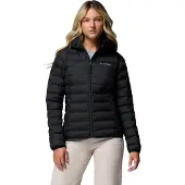 Columbia - Dunjakker ski dame - Lake 22 II Down Hooded Jacket Black til UnisexUld - Størrelse M - Sort