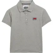Superdry Superdrytil kvinder. W6012049A Polo Ath Essential Graphic grå (L), Casual, Bomuld, Korte ærmer