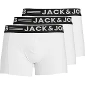Jack & Jones Boksershorts 'Sense' sort / hvid