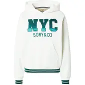 Superdry Superdrytil kvinder. W2012601A Country Club Varsity Sweatshirt beige (XS), Casual, Bomuld