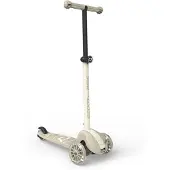 Scoot & Ride Highway Kick 3S - LED - Ash - - OneSize - Løbehjul