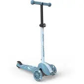 Scoot & Ride Highway Kick 3S - Steel - - OneSize - Løbehjul