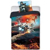MCU Wild gamer Sengetøj 140x200 cm - 100 procent bomuld