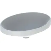 Geberit variform vask t/indb. oval 55x40 hvid kt