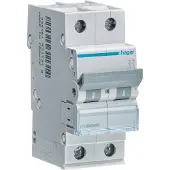 Hager Automatsikring 2P 13A C kar 6kA