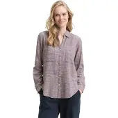 Tom Tailor With Slub Structure 1035247 Langærmet Bluse