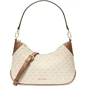 Michael Kors Skuldertaske ecru / cognac