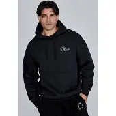 SikSilk Herre Essentials Hættetrøje Sort