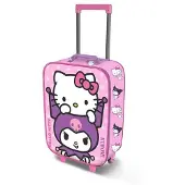 KARACTERMANIA Sanrio Hello Kitty Playful Soft 3d Kuffert Med Hjul