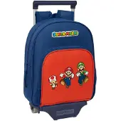 Safta Super Mario 10l 28x34x10 Cm Rygsæk Med Hjul
