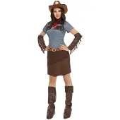 MOM Cowboykvinde Kostume