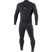 Ocean & Earth Surf School 4/3 Mm Langærmet Neopren-dragt Med Lynlås På Ryggen