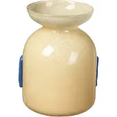 Broste Copenhagen Vera vase 30cm Anise Yellow-Serenity Lt. Blue