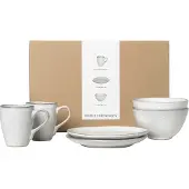 Broste Copenhagen Nordic Sand morgenmadssæt til to 6 dele