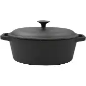 Nordwik støbejernsgryde oval 4 l Sort