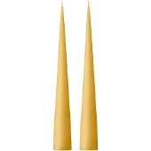 Ester & Erik kegleformet lys 37 cm 2-pak mat Beige 14/2