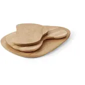 Ferm Living Cairn skærebræt 3 dele Oak