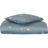 Nuuroo Baby sengetøj 70x100 cm - 100% økologisk bomuldssatin - Cirkusmotiv