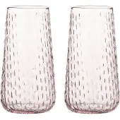 Marimekko Syksy long tumbler glas 2-pak Light pink