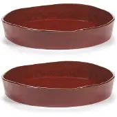 Serax La Mère dyb tallerken M Ø23 cm 2 stk Venetian red