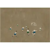 Fine Little Day Soccer plakat 50x70 cm Brun