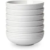 NJRD Lines skål Ø16 cm 6 stk. hvid