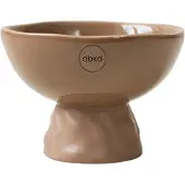 DBKD Base Irregular krukke S Ø12 cm Nougat
