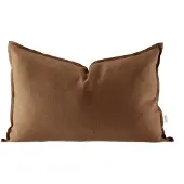 Scandi Living Calm pudebetræk hør 40x60 cm Almond Brown