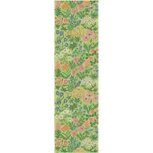 Ekelund Linneväveri Vildblommor bordløber 35x120 cm Grøn