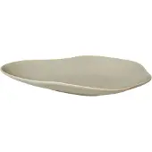 Broste Copenhagen Limfjord tallerken 14x24 cm Soft brown
