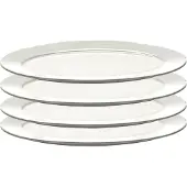Serax Silhouette oval tallerken S 10x18,5 cm 4 stk White