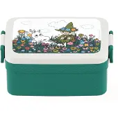Muumi Mumi Eng lunchboks 12×18,5 cm Grøn
