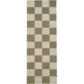 Classic collection Square løber Hvid-grøn, 80x200 cm