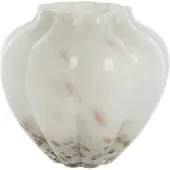 Lene Bjerre Mara vase 24,5x24,5 cm Off White-Light gold