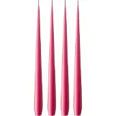 Ester & Erik lys 4-pak mat Deep pink 41/2, 32 cm
