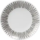 Gustavsberg Porslinsfabrik Sort Salix tallerken Ø 22 cm