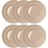 NJRD Lines tallerken Ø27 cm 6 stk. beige