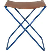 Broste Copenhagen Nola skammel læder Intense blue