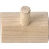 1898 Allsarp knagerække 1 knop Birk